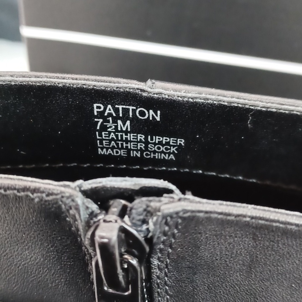 Liverpool Patton Black Leather NIB - Picture 3 of 8
